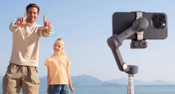 拍视频抖动怎么解决，大疆DJI Osmo Mobile 7P全场景跟拍手机稳定器-第5张图片-文巢好物